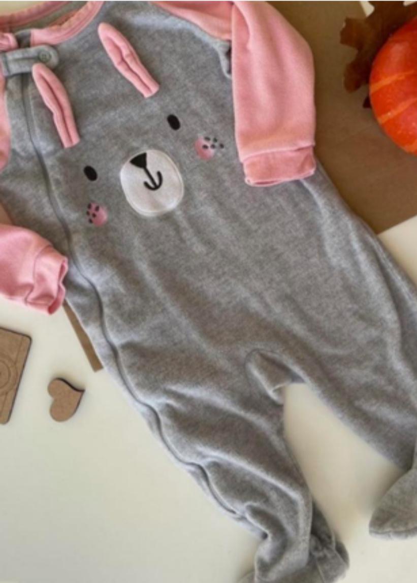 Pyjama Polaire 6/9M Rose