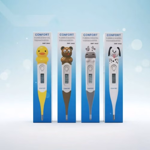 Confort Thermomètre numérique avec embout flexible Animaux