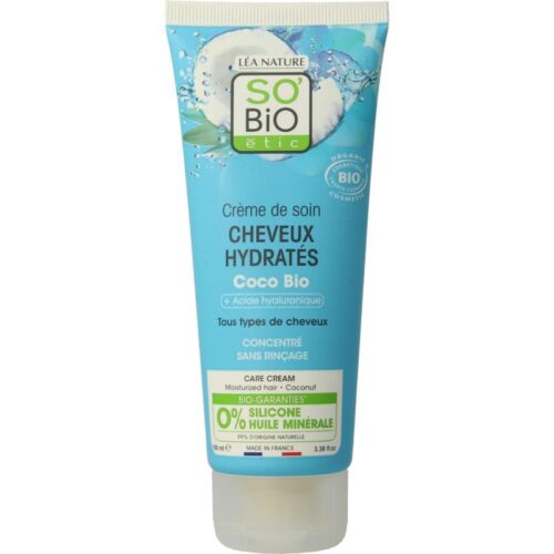 So Bio Crème De Soin Cheveux Hydratés Coco 100Ml