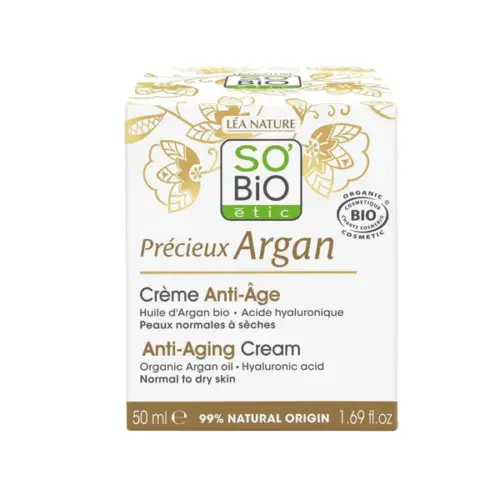So Bio Crème Argan Jour Anti-âge 50Ml
