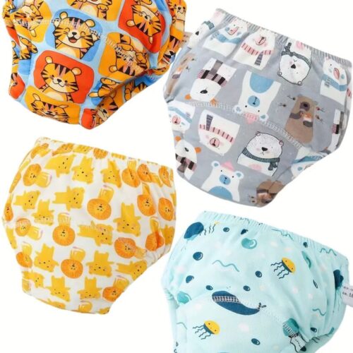 4 Couche d'apprentissage lavables taille M Tiger