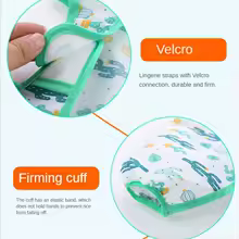 Bavoir pour bébé, motif dessin animé cactus Bavoir pour bébé, motif dessin animé cactus – Image 3