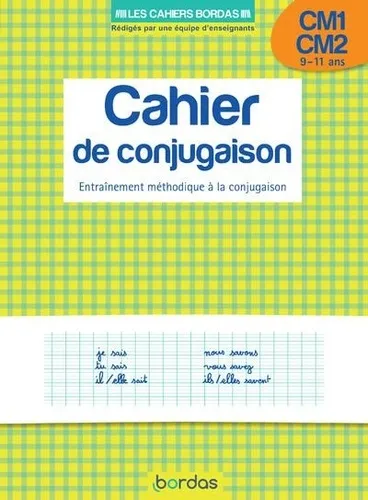 Cahier de conjugaison CM1 CM2 9-11 ans