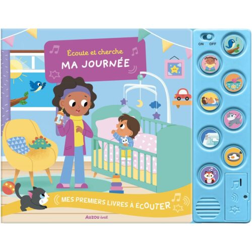 Livre sonore Écoute et cherche Ma journée
