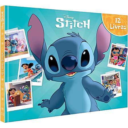 STITCH - Coffret - Les 12 livres de ton héros - Disney