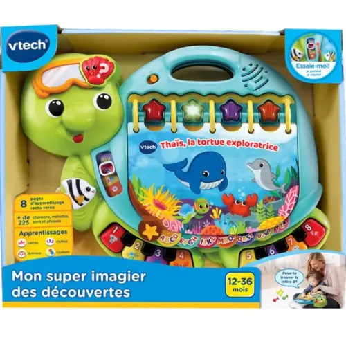 Vtech Mon super imagier des découvertes 12-36M