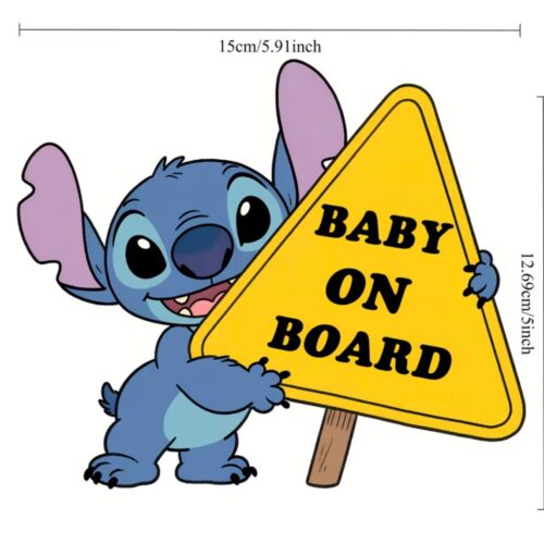 Baby On Board - Sticker Plastifié