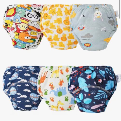 6 Couche d'apprentissage lavables taille M