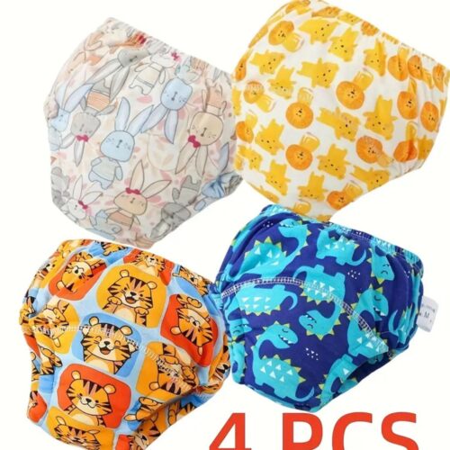 4 Couche d'apprentissage lavables taille M Lion