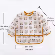 Bavoir pour bébé, motif dessin animé cactus Bavoir pour bébé, motif dessin animé cactus – Image 4