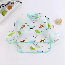 Bavoir pour bébé, motif dessin animé Dino