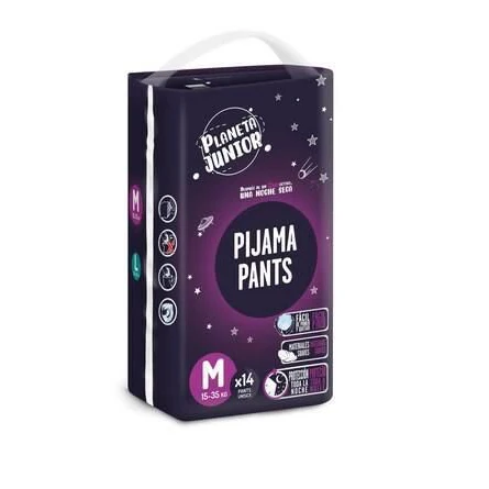 Couches de nuit DIA PLANETA JUNIOR 15-35 kg taille M paquet de 14 unités