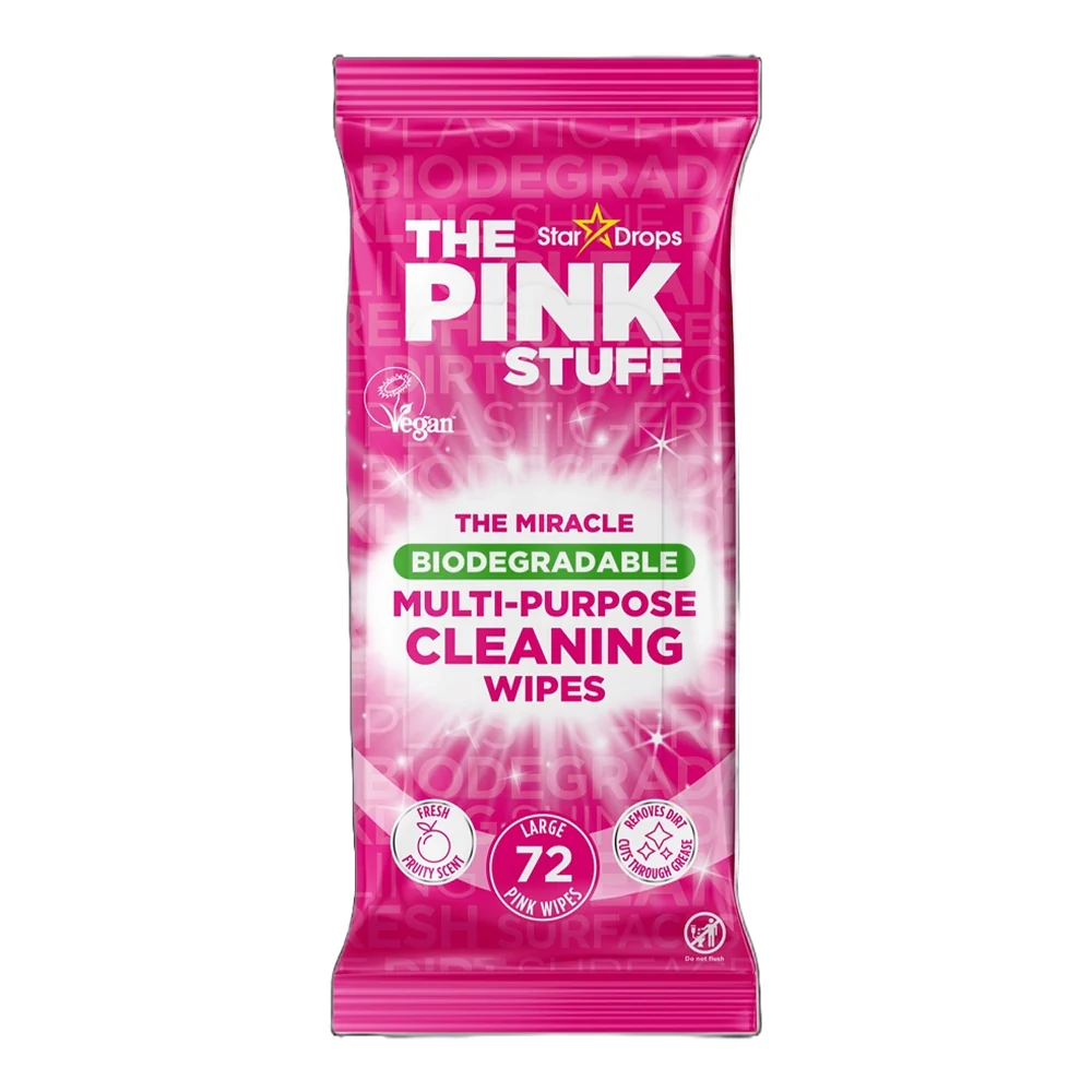 The Pink Stuff Lingettes Multi-Usages pour Surfaces - 72 Pièces The Pink Stuff Lingettes Multi-Usages pour Surfaces - 72 Pièces