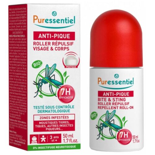 Puressentiel Roller Répulsif Visage & Corps Anti-Pique 50ml