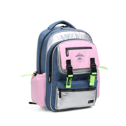 Chimola kids Cartable Rose bleu  18