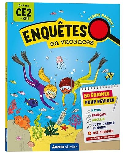 Enquêtes en vacances - du ce2 au cm1