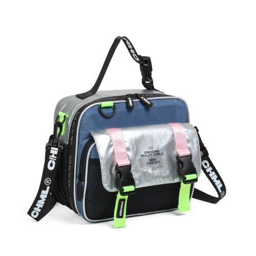 Chimola kids lunch bag Bleu rose