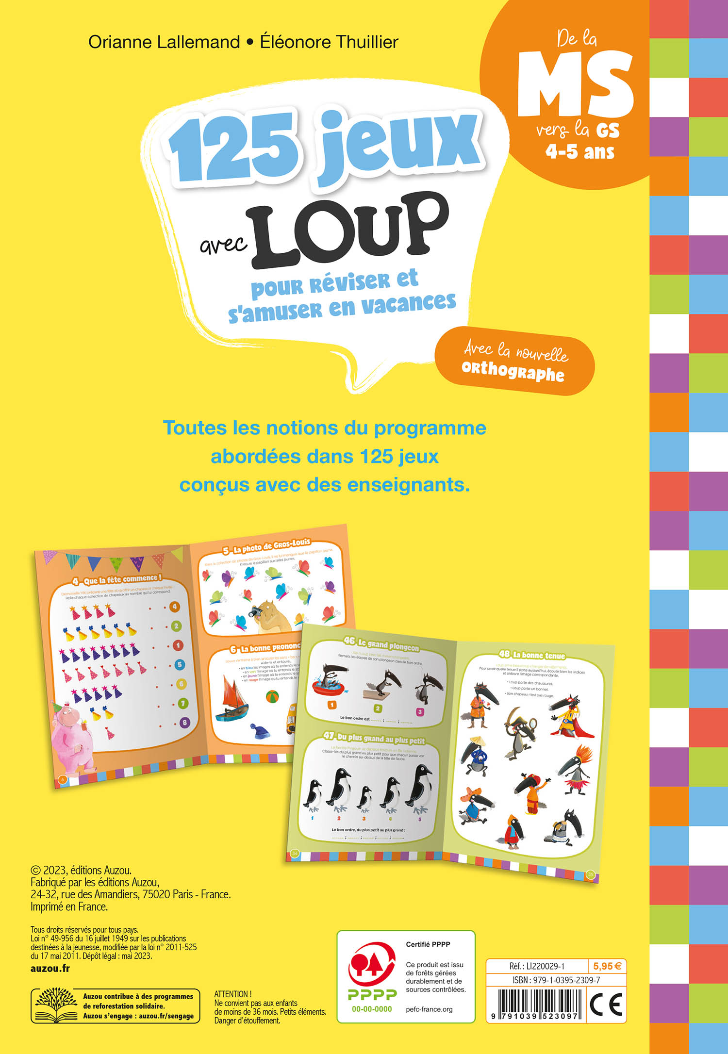 125 JEUX AVEC LOUP - DE LA MS VERS LA GS 125 JEUX AVEC LOUP - DE LA MS VERS LA GS – Image 2