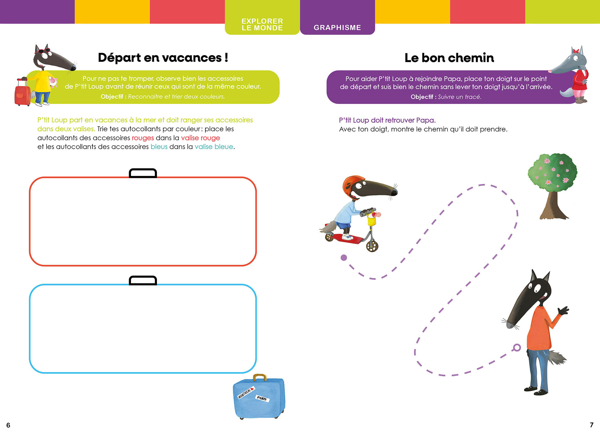 P'TIT LOUP - MON PREMIER CAHIER EN VACANCES P'TIT LOUP - MON PREMIER CAHIER EN VACANCES – Image 3